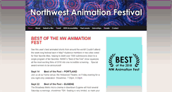 Desktop Screenshot of nwanimationfest.com